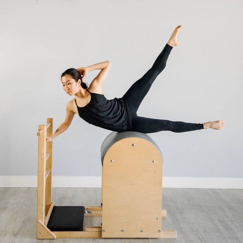 The Pilates Ladder Barrel is a supportive way to increase the mobility