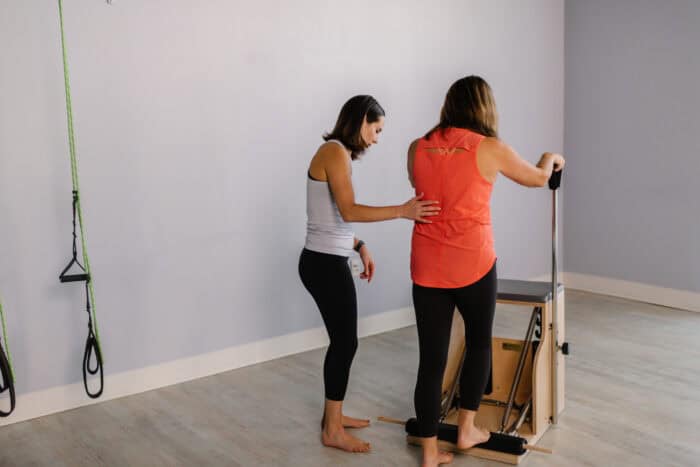 Mother Daughter Duo Mother Pilates Instructor Duo Maddie and Jill