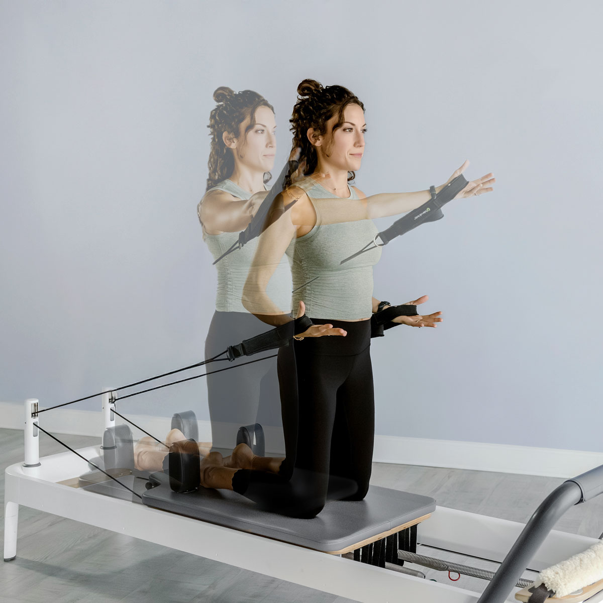 Kneeling Arms Facing Front Pilates Fascia Biotensegrity